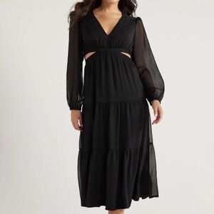 Elegant Black Maxi Dress